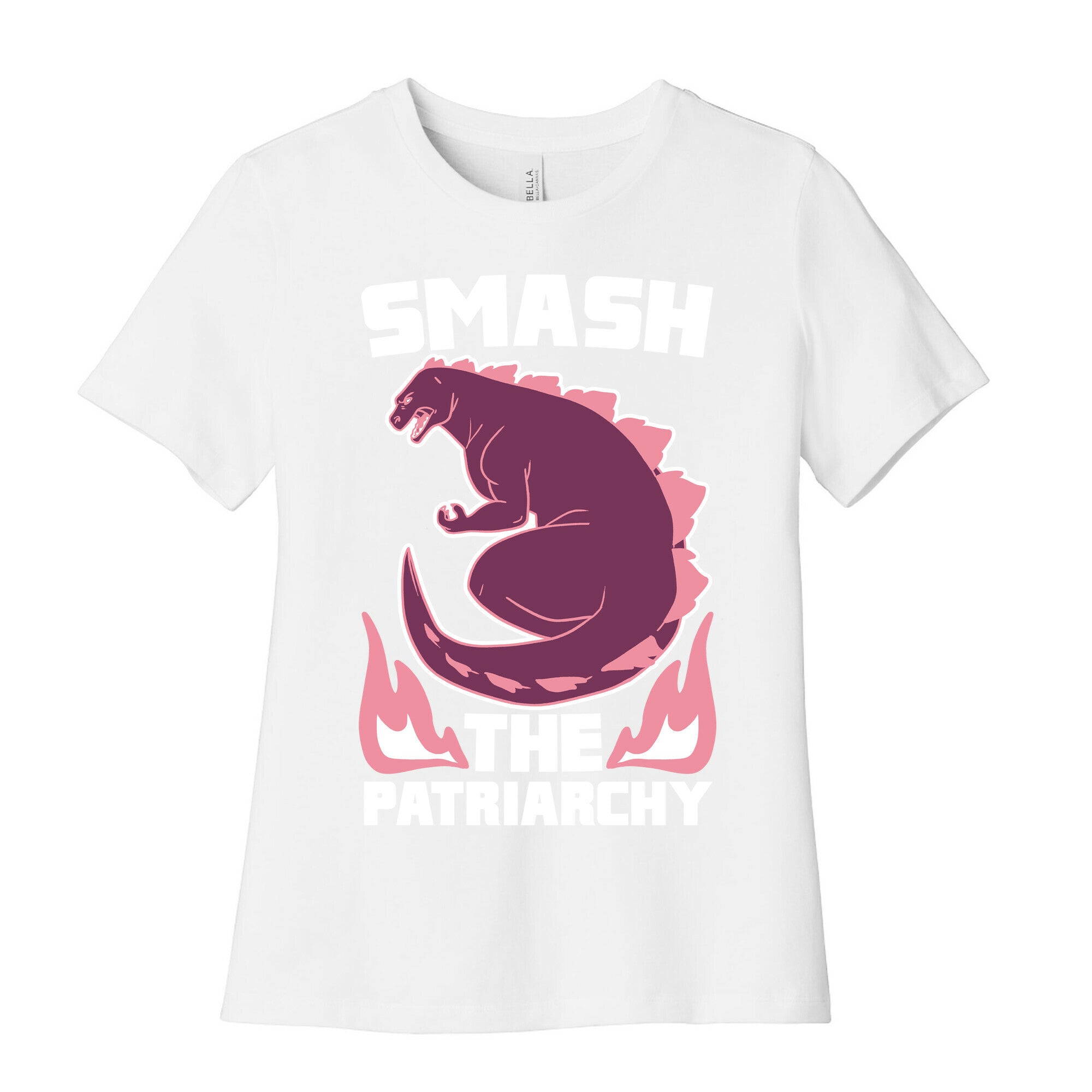 Smash the Patriarchy - Godzilla Women's Cotton Tee